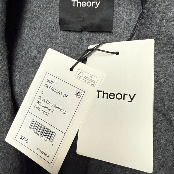 Theory Double-breasted Wool & Cashmere Oversize Coat - Picture 10 of 10